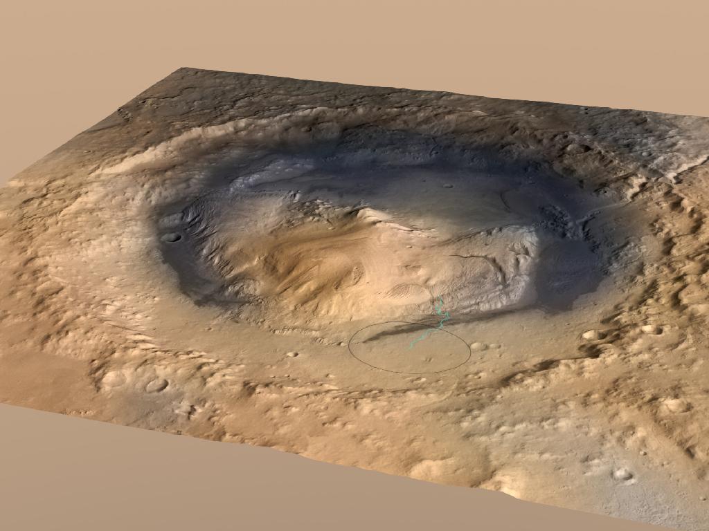 NASA's New Mars Rover Will Explore Towering 'Mount Sharp'